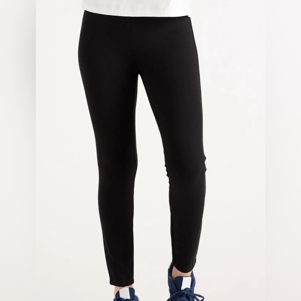 Quince Ultra-Stretch Ponte Skinny Pant Ladies size large Black